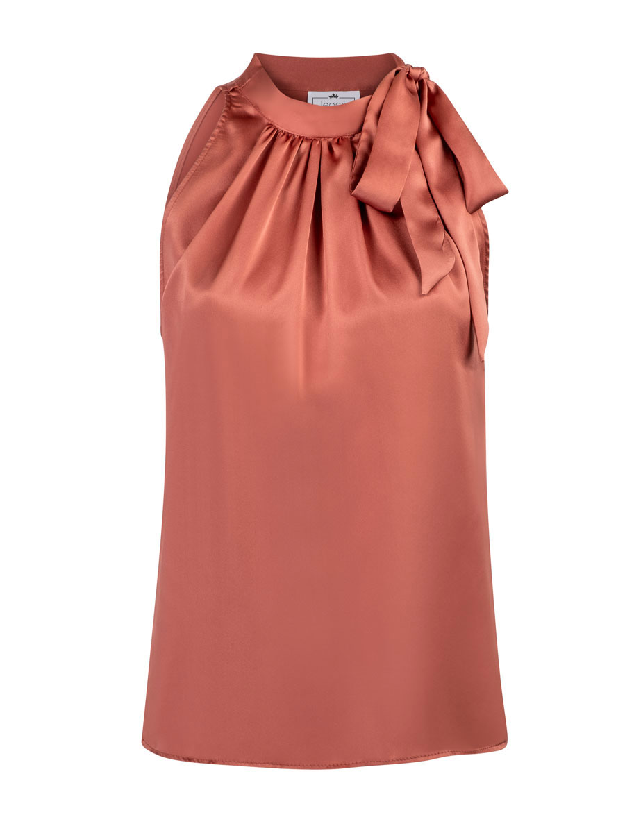 Zoe-Blouse-Plum-and-Peach-Pencil-Skirt-1-
