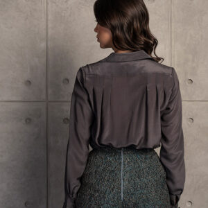 Soft to the touch blouse made from 100% silk.