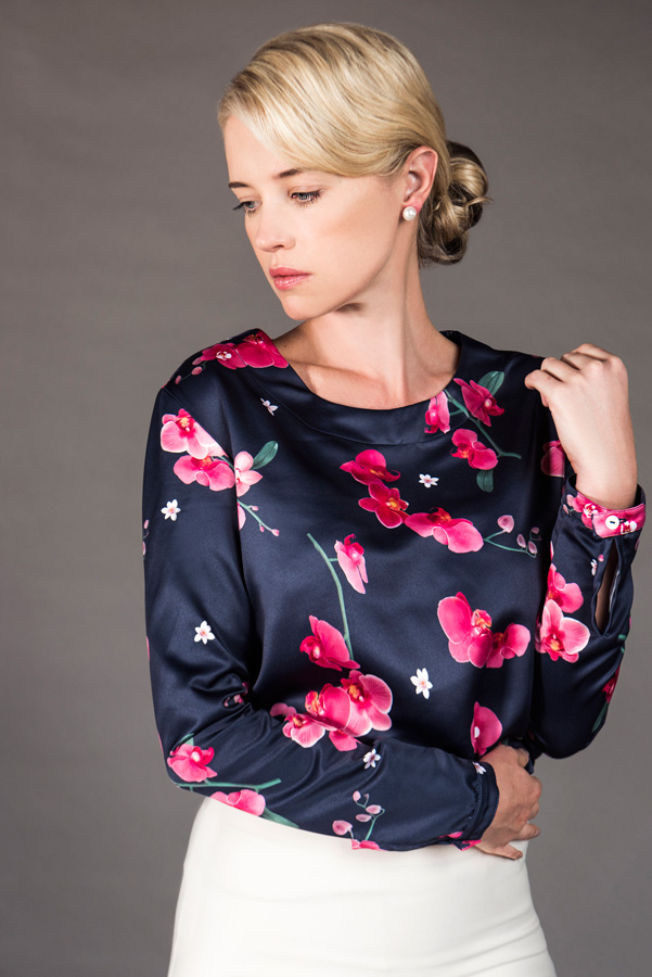 Orchid Scoop neck Blouse 3 Orchid Scoop neck Blouse