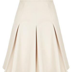 Luxurious rayon blend skirt with a smooth feel.