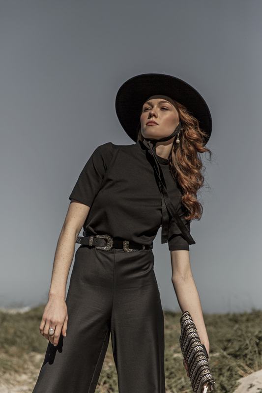 Turtle Neck Top Rayon Spandex black turtle neck top