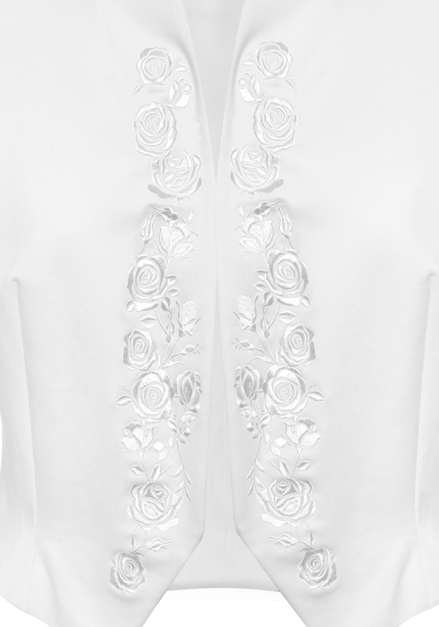 Ivory Embroided Jacket 2 Ivory Embroided Jacket